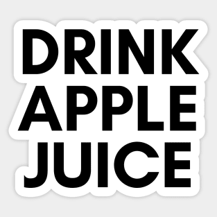 Drink Apple Juice Sticker